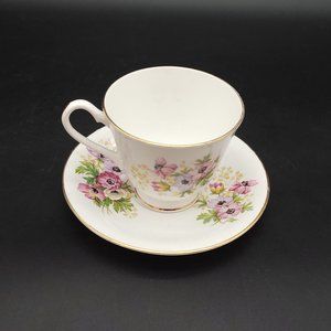 Vintage Clarence Tea Cup & Saucer